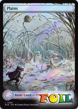 Plains 0265 MTG Bloomburrow Land NP Foil - Image 1
