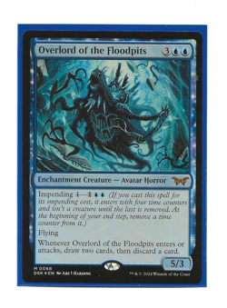 OVERLORD OF THE FLOODPITS Foil Duskmourn MTG English NM Magic - Image 1