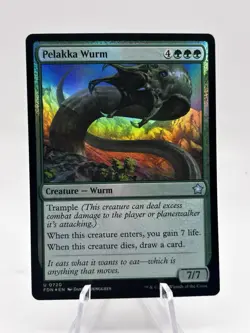 Pelakka Wurm 0720 Foil Foundations FDN MTG NM - Image 1