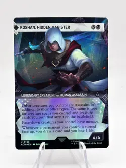 Roshan, Hidden Magister 0135 Foil Showcase UB: Assassin's Creed ACR MTG NM - Image 1