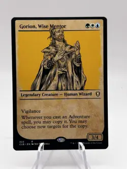 Gorion, Wise Mentor 423 Showcase Commander Baldur's Gate CLB MTG NM - Image 1