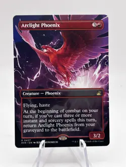 Archlight Phoenix 0427 Anime Borderless Ravnica Remastered RVR MTG NM - Image 1