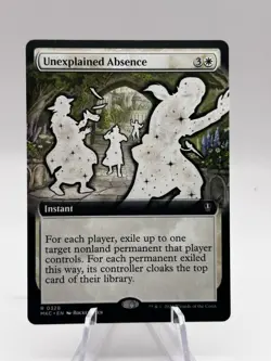 Unexplained Absence 0328 Extended Art Commander: Murders at Karlov Manor MTG NM - Image 1