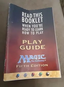 Magic The Gathering Fifth Edition Play Guide mtg book Learn How To Play - Image 1