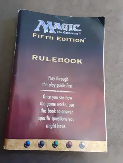 Magic The Gathering Fifth Edition Play Guide mtg book Learn How To Play - Image 4