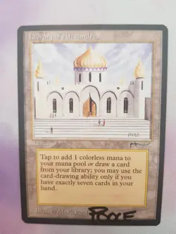 Carte Magic Library of Alexandria - Arabian Nights - Signed - NearMint/Mint - Image 1