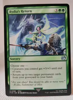 Magic MTG - Rydia's Return - Final Fantasy - NMINT #0198 - Image 1