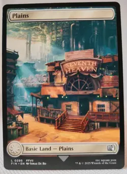 Magic MTG - Plains - Final Fantasy - NMINT #0295 - Image 1