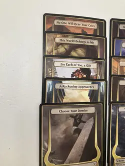 MTG Archenemy Nicol Bolas Oversized Scheme Cards Complete Set 20 w/Instructions - Image 2