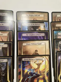MTG Archenemy Nicol Bolas Oversized Scheme Cards Complete Set 20 w/Instructions - Image 4