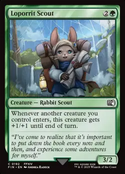 Loporrit Scout Final Fantasy MTG NM - Image 1