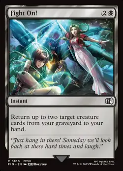 Fight On! Final Fantasy MTG NM - Image 1