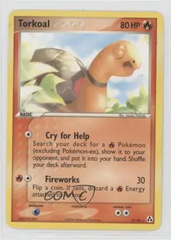 Torkoal Pokemon EX Legend Maker #27 2006 16f0 - Image 1
