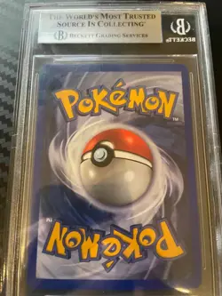 2002 POKEMON LEGENDARY COLLECTION #9 DARK VAPOREON-REVERSE FOIL BGS 9 - Image 2