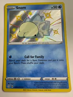 Baby Shiny Snom SV33/SV122 Ultra Rare Shining Fates Pokemon TCG Near Mint - Image 1