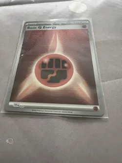 Pokemon - SVE022 -Basic Fighting Energy - Holo - White Flare/Black Bolt - Image 1