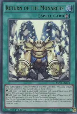 Yugioh Return Of The Monarchs MP14-EN173 Ultra Rare 1st NM - Image 1