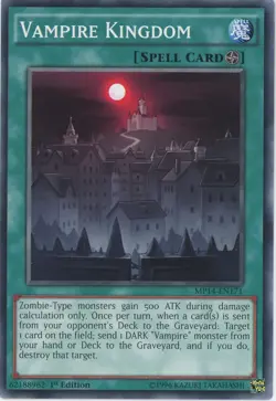 Yugioh Vampire Kingdom MP14-EN171 Common 1st NM x3 Play Set - Image 1