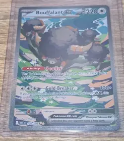 Bouffalant ex 170/086 NM Holo Rare White Flare Pokemon Card TCG English SIR - Image 1