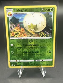 Pokemon - Eldegoss 015/072 - Reverse Holo Card - Shining Fates - Image 1