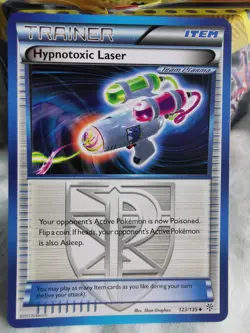 Hypnotoxic Laser - 123/135 - Plasma Storm - Uncommon Trainer - Pokemon Card NM - Image 1