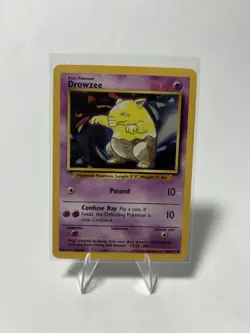 Drowzee 49/102 - Base Set Unlimited - Pokemon Card - Vintage - Near Mint - 1999 - Image 1
