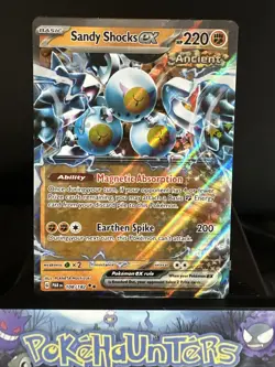 Pokemon Card Sandy Shocks EX 108/182 Double Rare Paradox Rift Near Mint - Image 1
