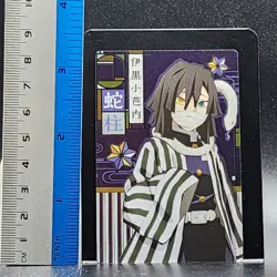 Obanai Iguro Demon Slayer Card CCG Japanese BANDAI #2516350 #006 0721 - Image 2