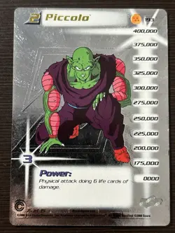 Piccolo HOLO FOIL Rare 193 LV2 Hi-Tech Card DBZ TCG DRAGON BALL Z SCORE CCG - Image 1
