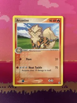 Pokemon Card Arcanine EX FireRed & LeafGreen Rare 18/112 Near Mint - Image 1