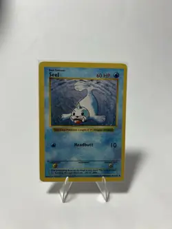 Seel 41/102 Base Set SHADOWLESS LP/NM 1999 Vintage WOTC Pokemon TCG Card - Image 1