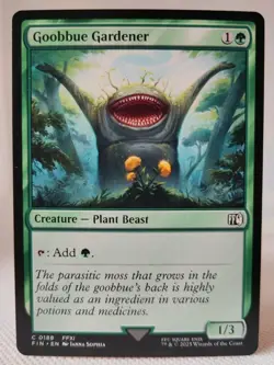 Magic MTG - Goobbue Gardener - Final Fantasy - NMINT #0188 - Image 1
