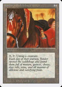 MTG - Jandor's Saddlebags - Revised Edition - X1 - (LP) - - Image 1