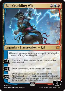 MTG BLB NM Ral, Crackling Wit - Image 1