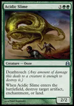 Acidic Slime - Medium Play MTG Commander - Image 1