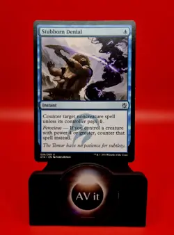 MTG - Stubborn Denial - Khans of Tarkir - Uncommon - NM - Image 1