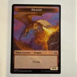 x1 Warrior / Dragon TTDM Tarkir Dragonstorm MTG 13-11 TOKEN M/NM 1x - Image 1
