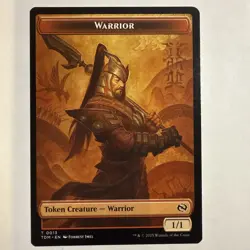 x1 Warrior / Dragon TTDM Tarkir Dragonstorm MTG 13-11 TOKEN M/NM 1x - Image 2