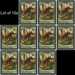 MTG (10) Wolf Token - Lorwyn (LRW) 10/11 -s59 - Image 1