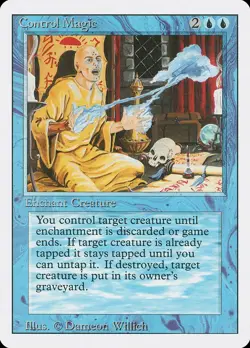 MTG - Control Magic - Revised Edition- X1 - (LP) - - Image 1