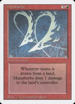 MTG - Manabarbs - Revised Edition- X1 - (NM) - - Image 1