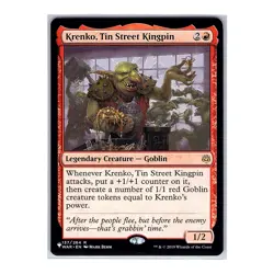 Krenko, Tin Street Kingpin #137 Rare Regular MTG The List Reprints (LIST) (WAR) - Image 1