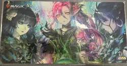 MTG Llanowar Elves foil Playmat Limited 2025 Japan NEW - Image 1