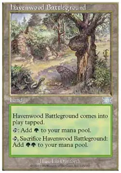 Havenwood Battleground - Light Play MTG Classic 6th Edition - Image 1