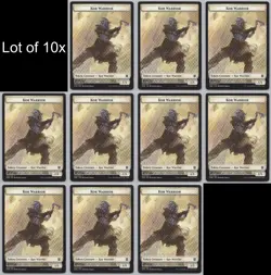 MTG (10) Kor Warrior Token - Zendikar Rising (ZNR) 4/12 -t62 - Image 1