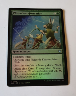 MtG Pfotenbeet-Formation (BLB-0186) Uncommon Foil German MINT - Image 1