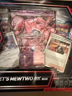 Pokemon TCG Team Rocket’s Mewtwo Ex Box ✅Brand New and Sealed✅ - Image 1