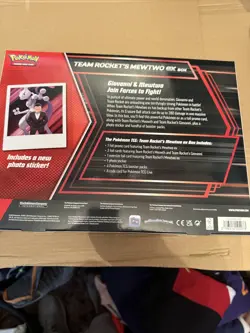 Pokemon TCG Team Rocket’s Mewtwo Ex Box ✅Brand New and Sealed✅ - Image 3