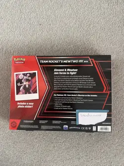 🔥 IN-HAND 🔥 Pokemon TCG Team Rocket’s Mewtwo Ex Box ✅Brand New and Sealed✅ - Image 2