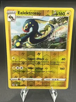 Eelektross #097/264 SWSH Fusion Strike Pokemon Reverse Holo Rare Pokemon TCG - Image 1